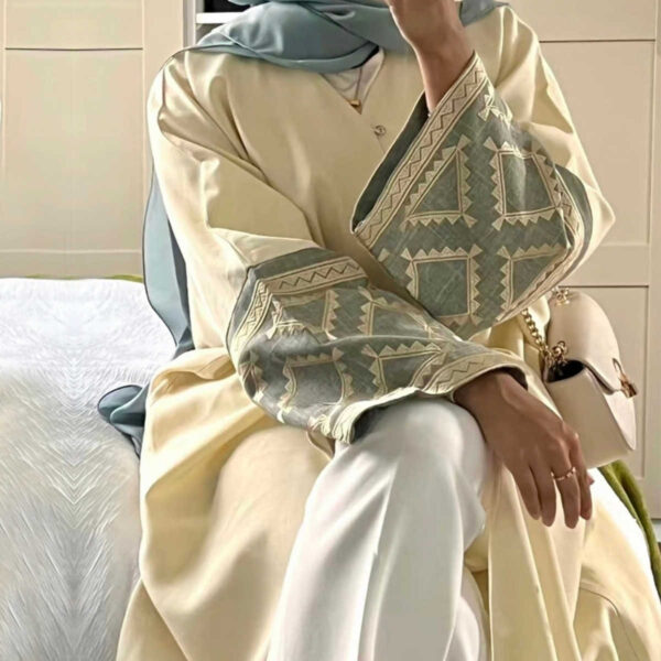 Long Cardigan Abaya - Image 6