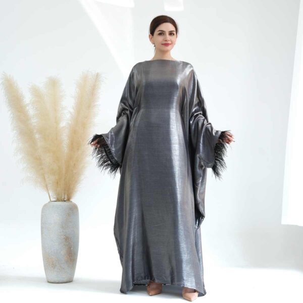 Shining Polyester Modern Closed Abaya